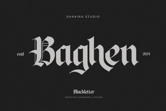 Download Baghen Font for Creative Design Projects