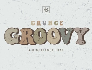 Grunge Groovy Fonts for Diy Design Projects
