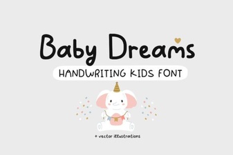 Dreamy Baby Names Fonts & Creative Project Ideas
