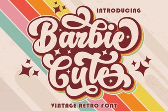 Barbie-Inspired Font Design for Creative Projects